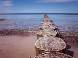 Buhne aan de Oostzee in Duitsland bij Kühlungsborn