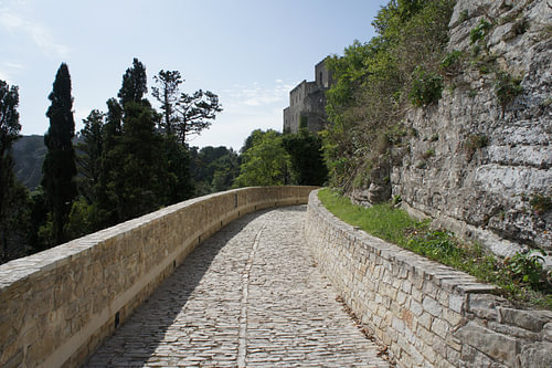 Road to the Castle Sicily