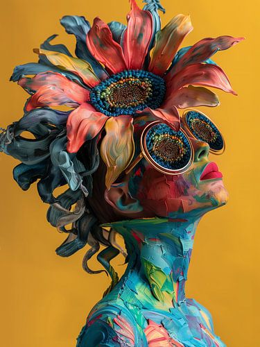 Trois cœurs dans un vase