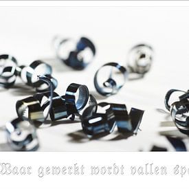 Waar gewerkt wordt vallen spanen van Erik Reijnders