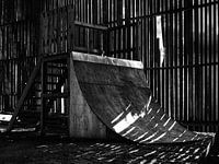 Verlaten skate ramp