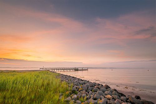Sonnenuntergang über der Flensburger Förde