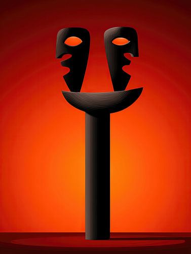 PopArt Dual Totem - Mirror of tension