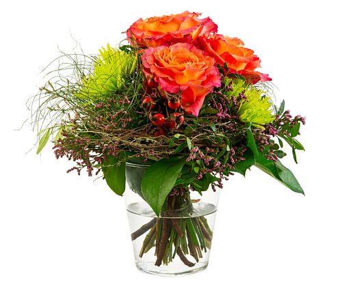 Bouquet de fleurs dans un vase