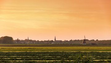 Abcoude zomerse zonsondergang van Dennis van de Water