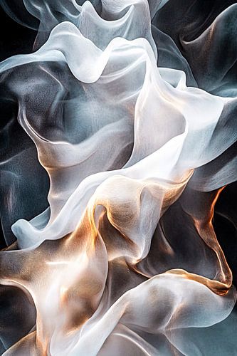 Golvende lijnen in abstracte kunst