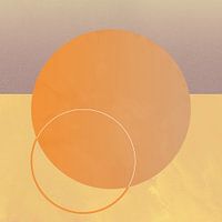 Retro Vintage Sonnenuntergang