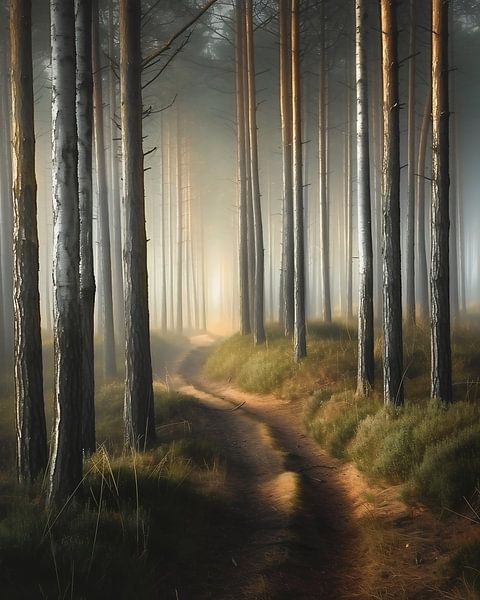 Verzauberter Waldpfad erkunden von fernlichtsicht