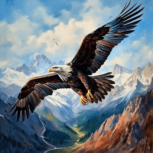 Roofvogel Zeearend Bergen Lucht Vrijheid