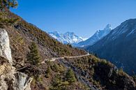 Trekking Nepal uitzicht Ama Dablam van Ton Tolboom thumbnail