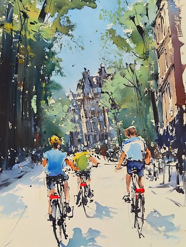 Amsterdam illustration