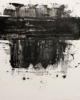 Abstrakt in Schwarz und Weiß