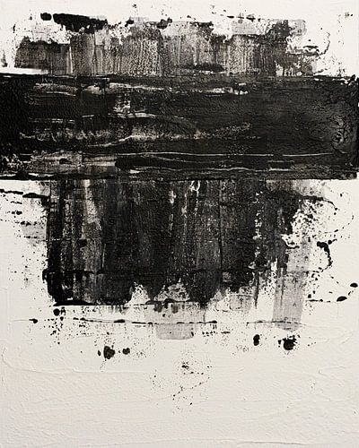 Abstract in zwart wit