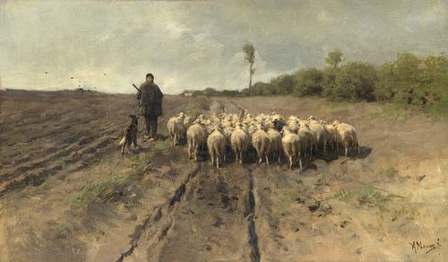 De terugkeer naar de kudde, Anton Mauve