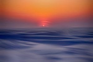 Coucher de soleil ondulé