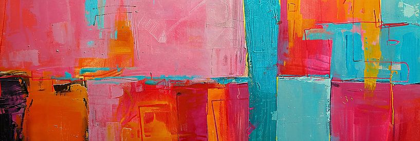 Abstract modern van Abstract Schilderij