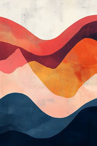 Explosion de couleurs ondulées n°3