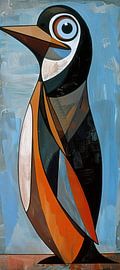 Pingouin Pop Art sur Peintures accrocheuses