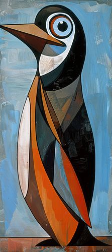 Pinguin Pop Art von Blickfänger Gemälde