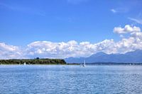 Uitzicht op Chiemsee