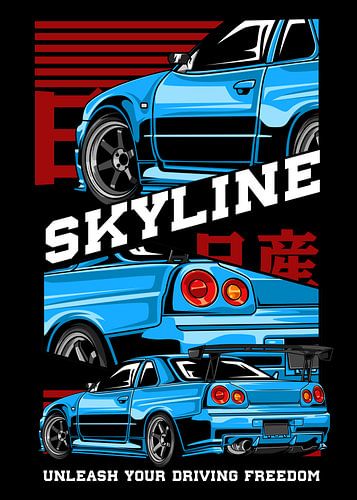 Nissan Skyline GTR R34 JDM Car