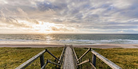 Path through the dunes to Westerland beach on the island of Sylt by Werner Dieterich