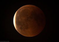 De rode maan komt tot een eind