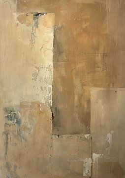 Abstract minimalistisch van Abstract Schilderij