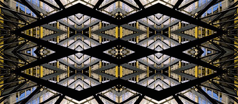 Composition symétrique de l'architecture urbaine par artpictures.de