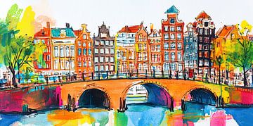 Painting Amsterdam by Abstract Painting