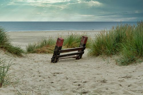 Plage de Terschelling en couleur.
