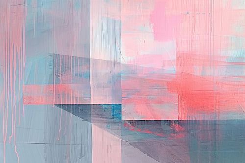 Abstract Koraal Kunst | Moderne Koraal Toets