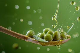 Olives and olive oil - Mediterranean by Poster Art Shop