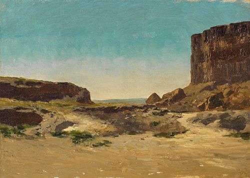 Carlos de Haes-Weg naar zee, Antiek landschap