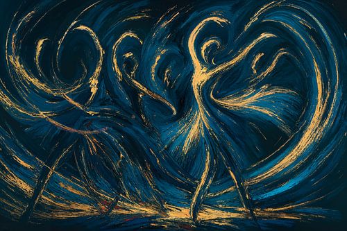 Dans van Licht – Expressie in Blauwe Beweging