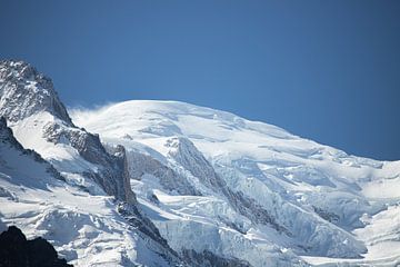 Mont-Blanc, Mont-blanc du Tacul, Col du Mont Maudit - Haute-Savoie - Frankrijk van Nicolas LEMAIRE