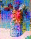 Tulips Vase Modern Expressionism by Mad Dog Art thumbnail