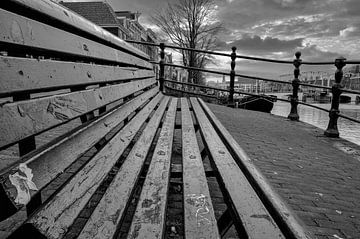 Bench at the Amstel by Peter Bartelings