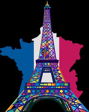 Pariser Eiffelturm von Beet Art