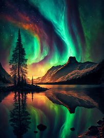 aurora borealis by haroulita
