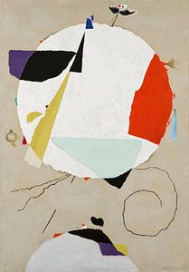 Willi Baumeister - Monturi, Diskus (mit Segmenten) (1954)