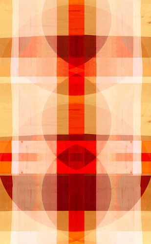 Scandinavische zomer abstract modern