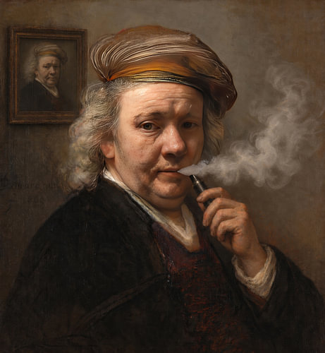 Der Meister Vapet: Rembrandts moderne Pause
