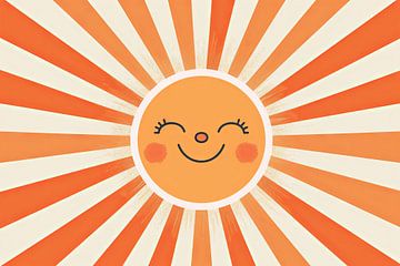 Happy sun - Children's room by Poster Art Shop