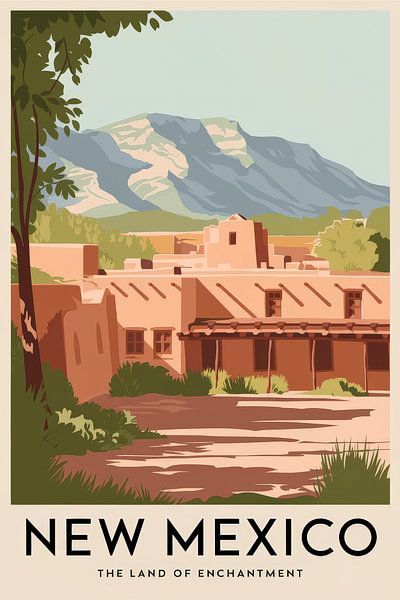 New Mexico by Poster Art Shop