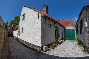 Godshuis de Vette Vispoort in Brügge, Belgien von Nele Mispelon