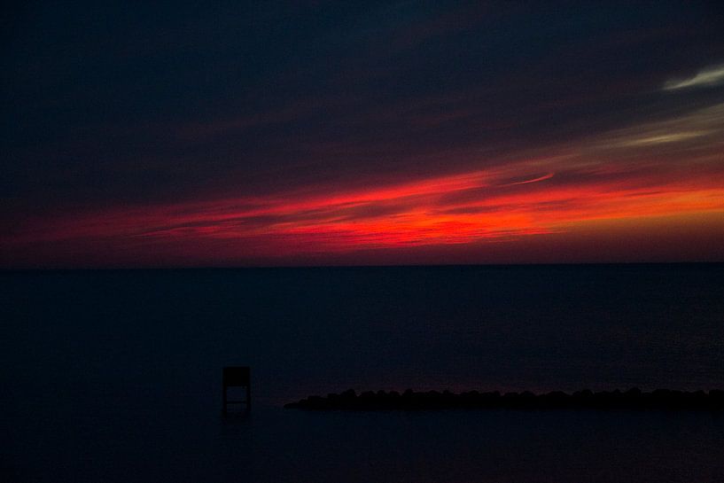 Prachtige zonsondergang in Nederland van Jolien Kramer