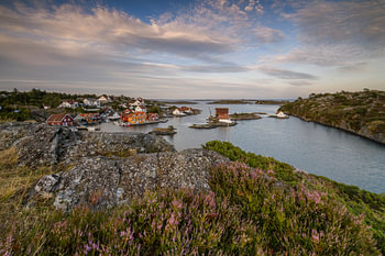 Abendlicht über Flekkerøy | Kristiansand, Norwegen