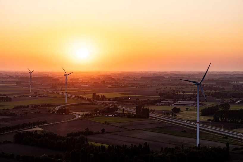 Sunset from the sky by Laura Vijverberg