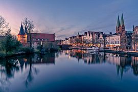 L'heure bleue à Lübeck sur Achim Thomae Photography